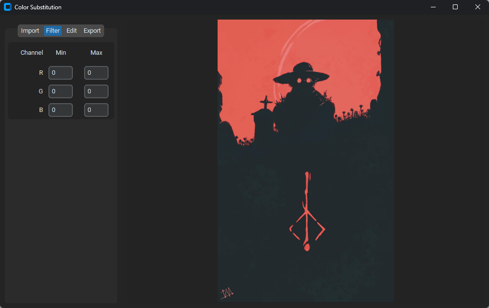 Demo of the Color Substitution app